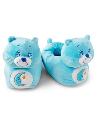 Blue Care Bears Slippers Spencer s