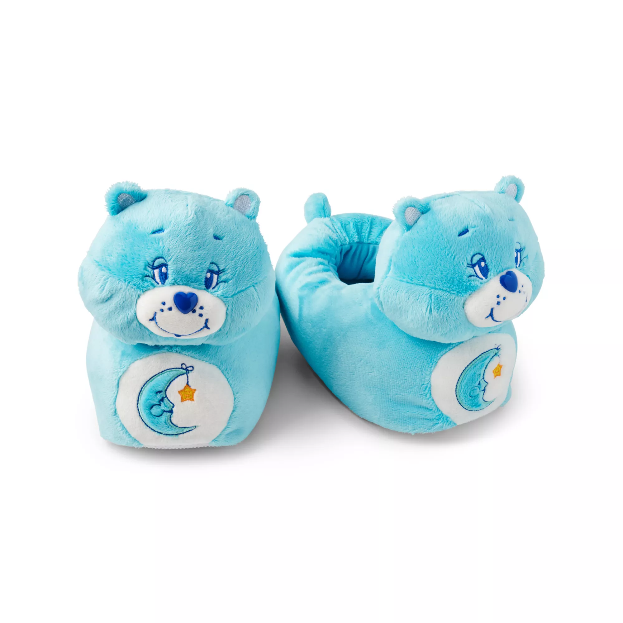 Blue Care Bears Plush Slippers at Spencer's