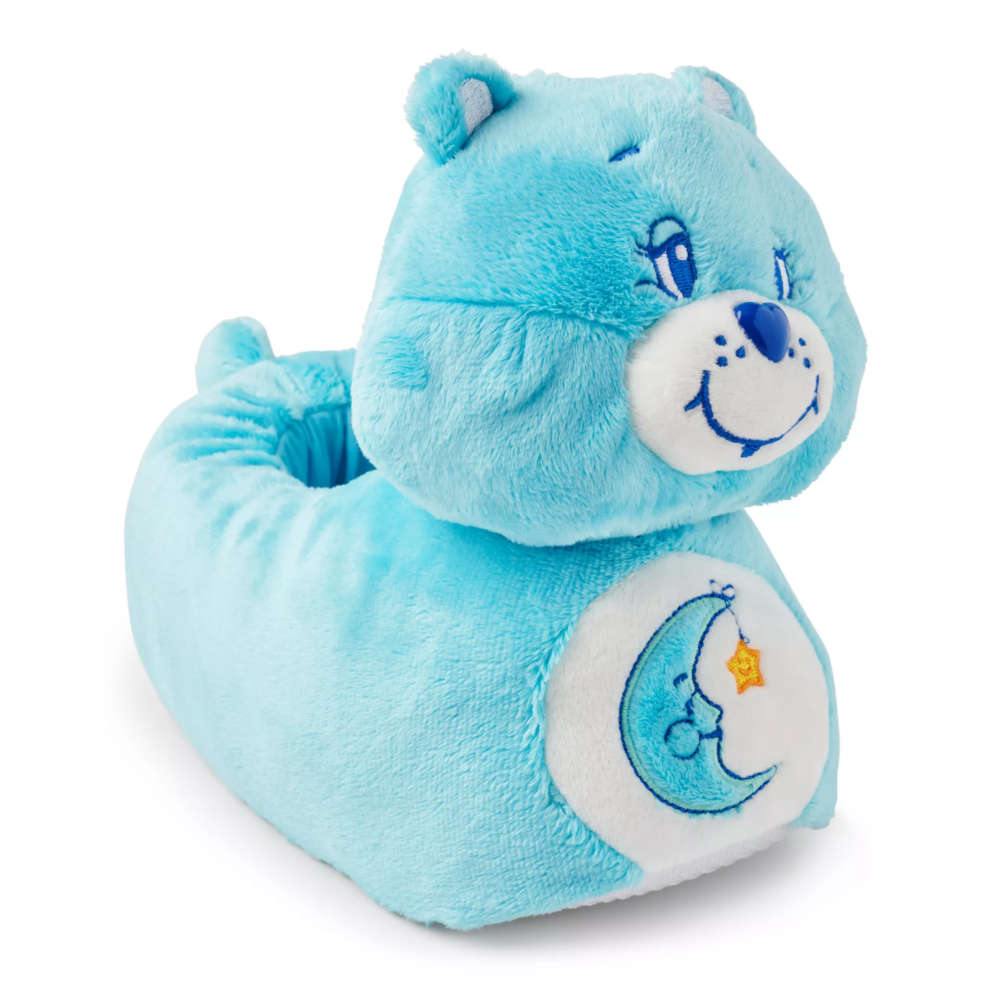 Blue Care Bears Plush Slippers at Spencer's