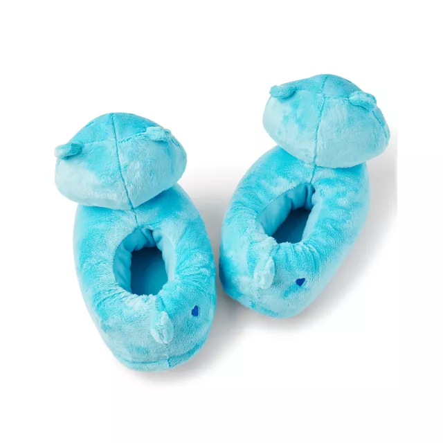 Blue Care Bears Plush Slippers at Spencer's