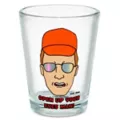 Dale Gribble Shot Glass 2 oz. - King of the Hill at Spencer's