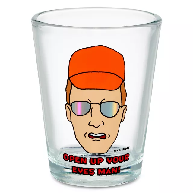 Dale Gribble Shot Glass 2 oz. - King of the Hill at Spencer's