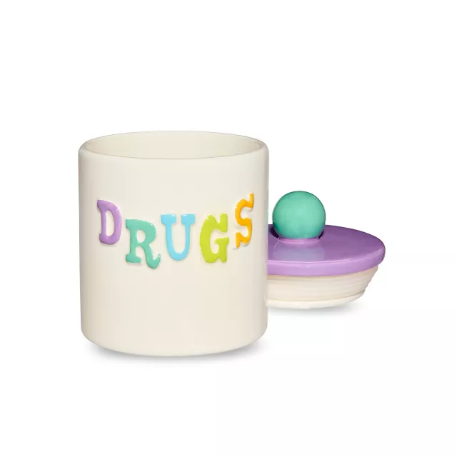 Drugs Pastel Molded Stash Jar