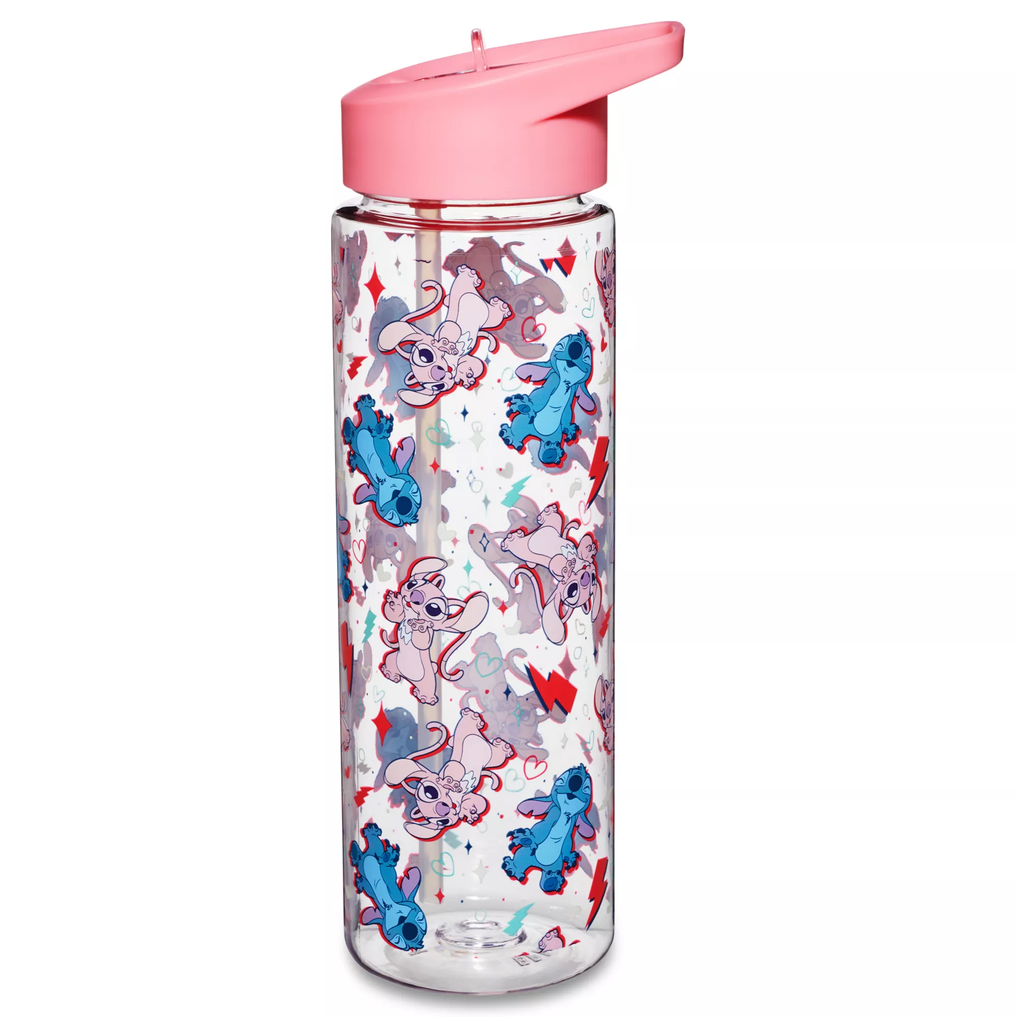 Cute Stitch and Angel Water Bottle - Disney at Spencer's