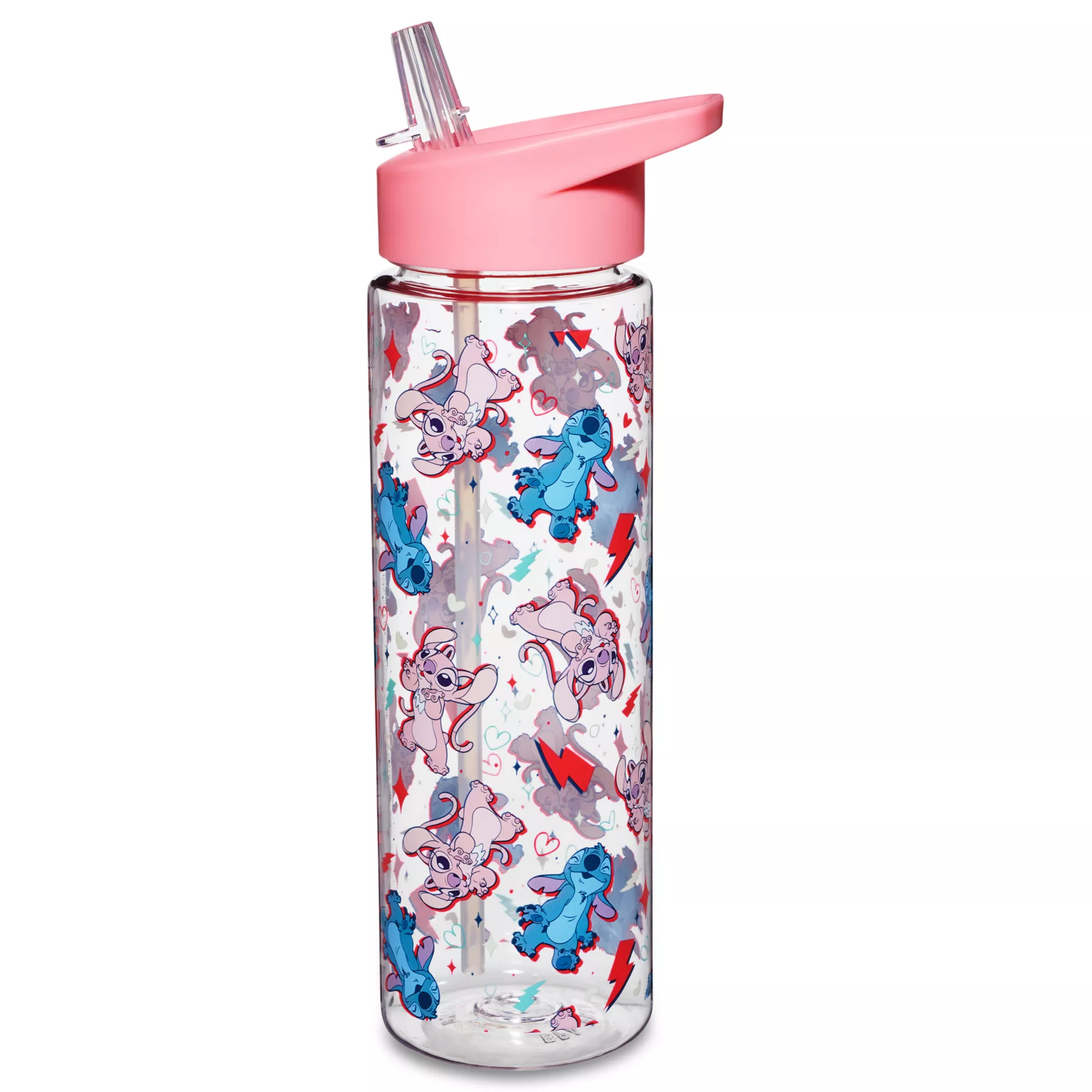 Cute Stitch and Angel Water Bottle - Disney at Spencer's