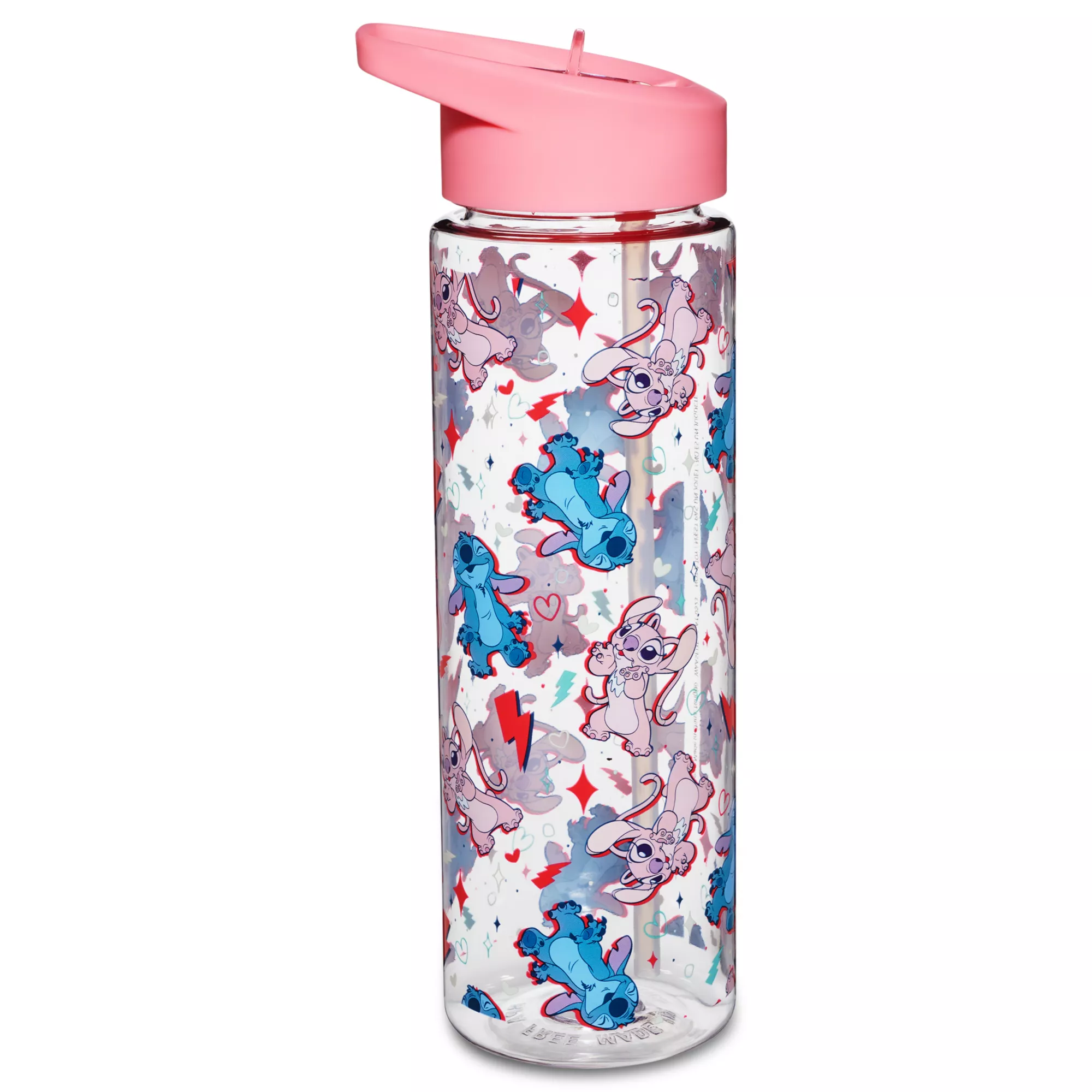 Cute Stitch and Angel Water Bottle - Disney at Spencer's