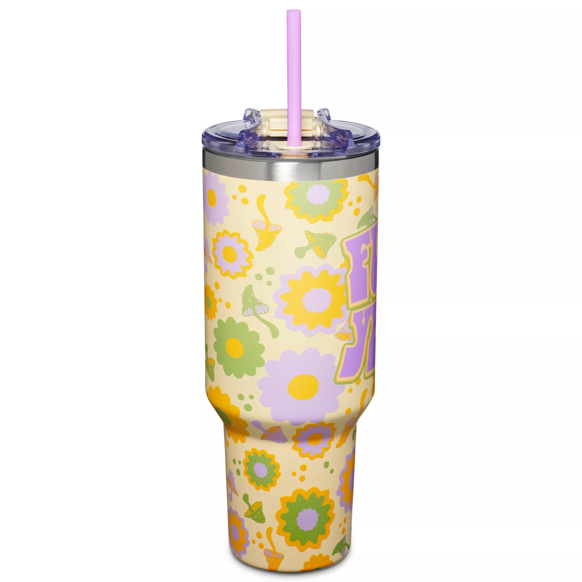 Fuck Yeah Travel Tumbler with Straw - 40 oz. at Spencer's