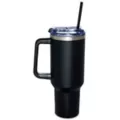 Skeleton Cowboy Travel Tumbler with Straw - 40 oz. at Spencer's