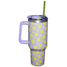 Weed Smile Travel Tumbler with Straw - 40 oz. at Spencer's