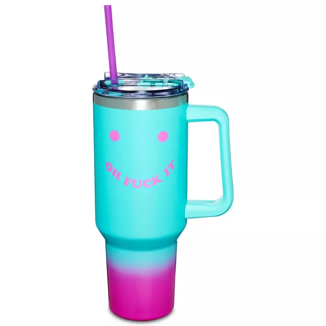 Oh Fuck It Travel Tumbler with Straw - 40 oz. at Spencer's