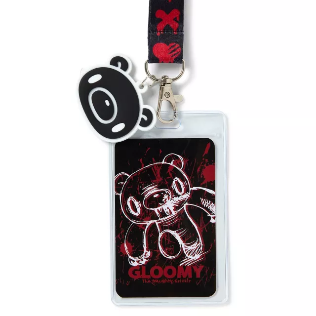 Gloomy Bear Heart Lanyard at Spencer's