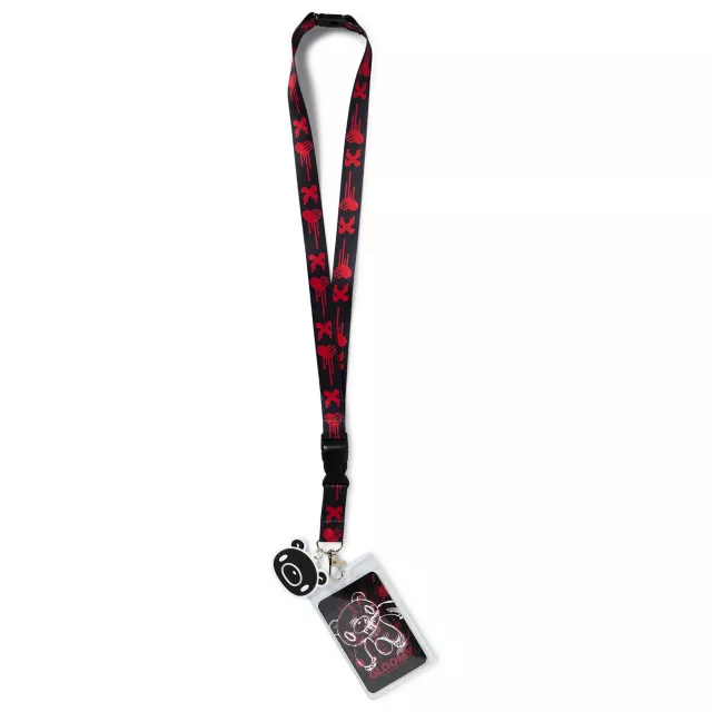 Gloomy Bear Heart Lanyard at Spencer's