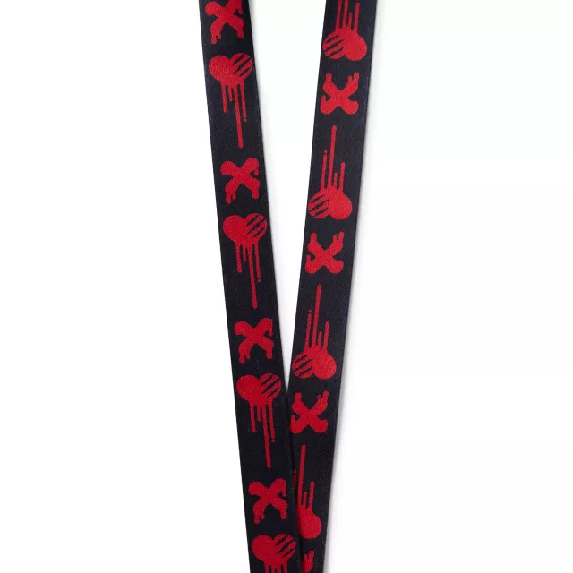 Gloomy Bear Heart Lanyard at Spencer's