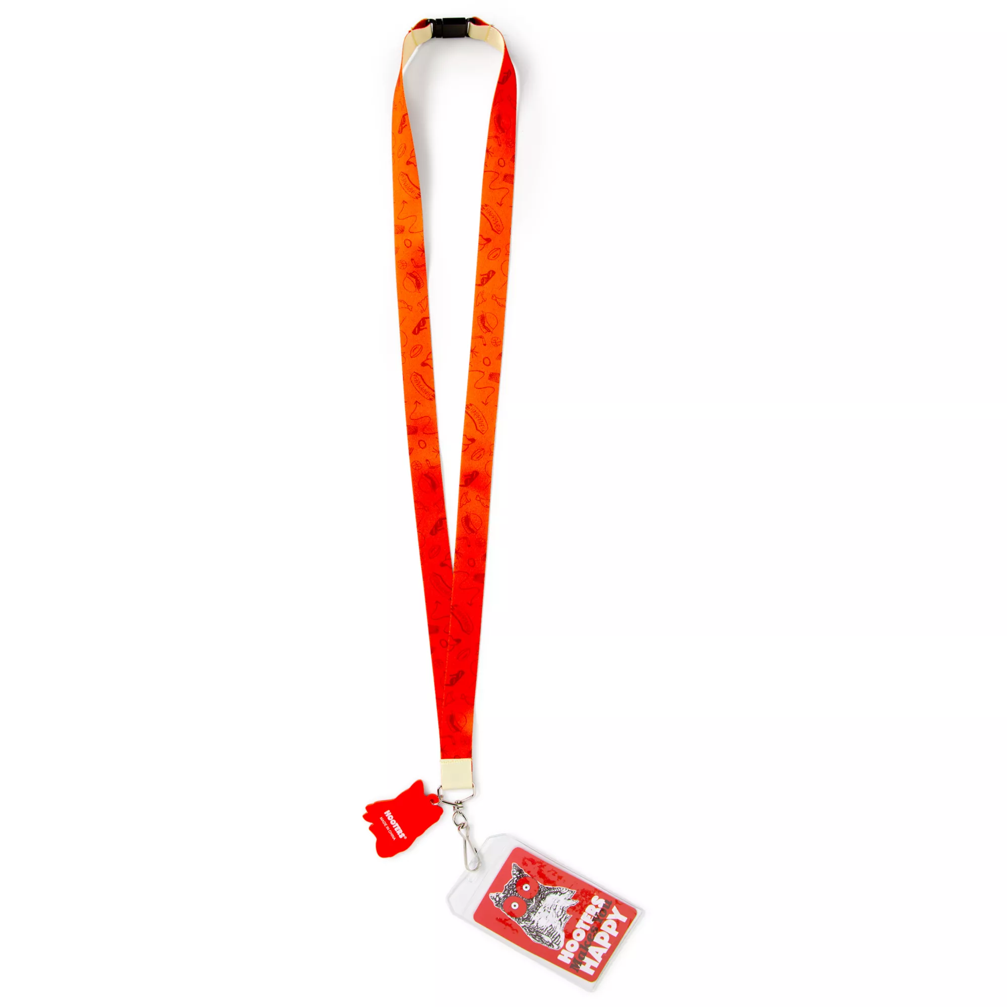 Hooters Makes You Happy Retro Lanyard at Spencer's