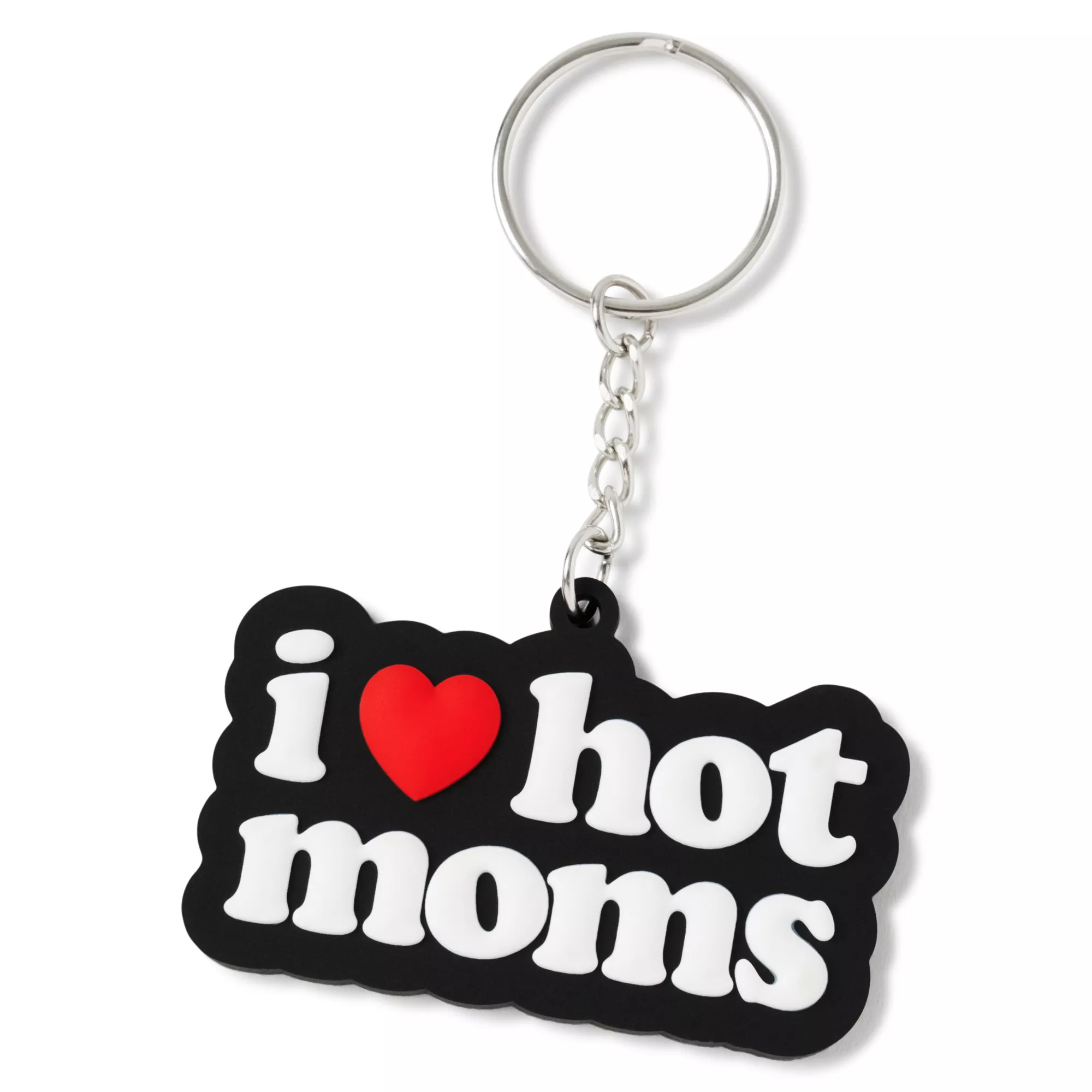 I Heart Hot Moms Keychain - Danny Duncan at Spencer's