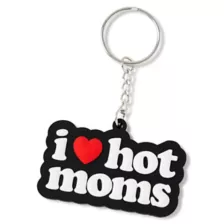 I Heart Hot Moms Keychain - Danny Duncan at Spencer's