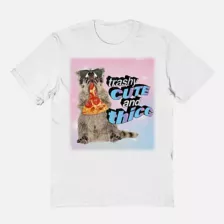Trashy Cute and Thicc T Shirt - Teen Hearts at Spencer's
