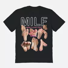 Man I Love Feet T Shirt at Spencer's