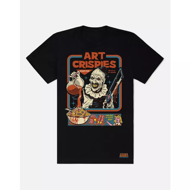 Terrifier Art Crispies T Shirt - Steven Rhodes at Spencer's