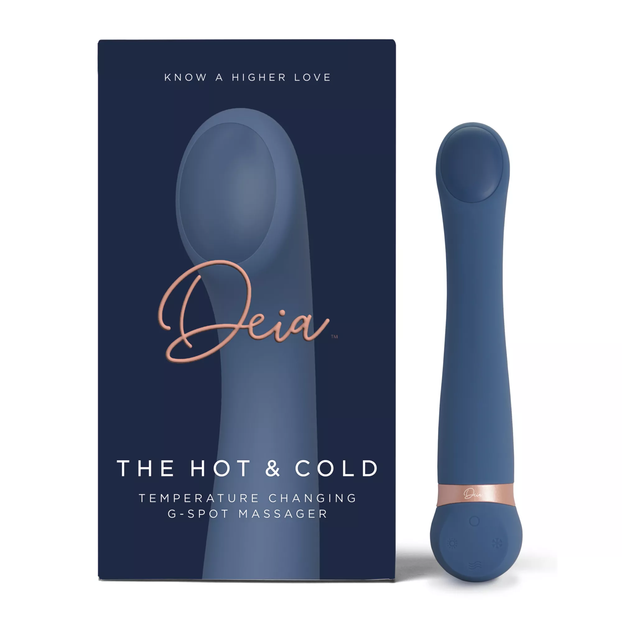 10-Function Hot and Cold Temperature Changing Rechargeable Waterproof G-Spot Massager - 8.5 Inch at Spencer's