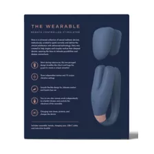 10-Function Wearable Remote Control Rechargeable Waterproof Remote Control Vibrator - 3.5 Inch at Spencer's