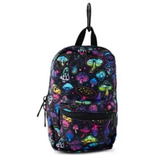 Trippy Mushroom Print Mini Backpack Keychain at Spencer's