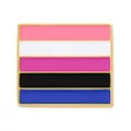 Multi-Pack Genderfluid Pride Pins - 4 Pack at Spencer's