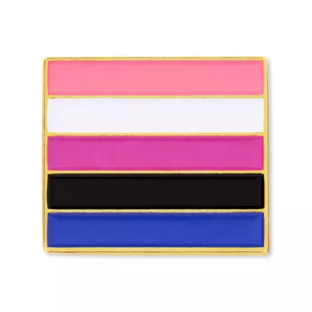 Multi-Pack Genderfluid Pride Pins - 4 Pack at Spencer's