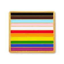 Multi-Pack Progressive Rainbow Pride Flag Pins - 4 Pack at Spencer's