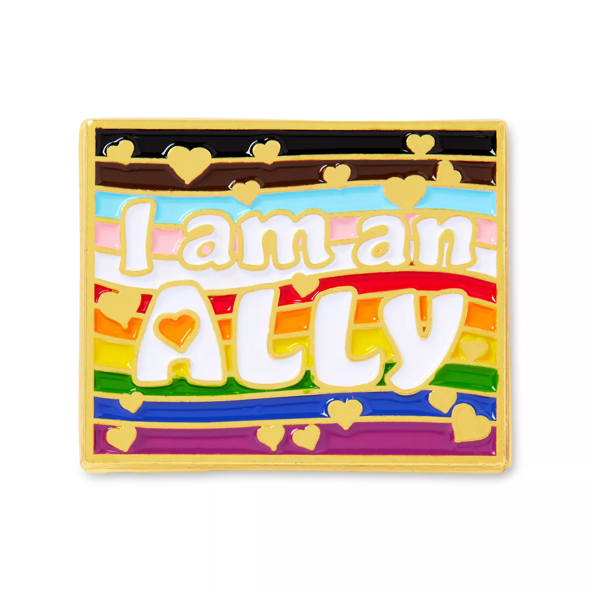 Multi-Pack Progressive Rainbow Pride Flag Pins - 4 Pack at Spencer's