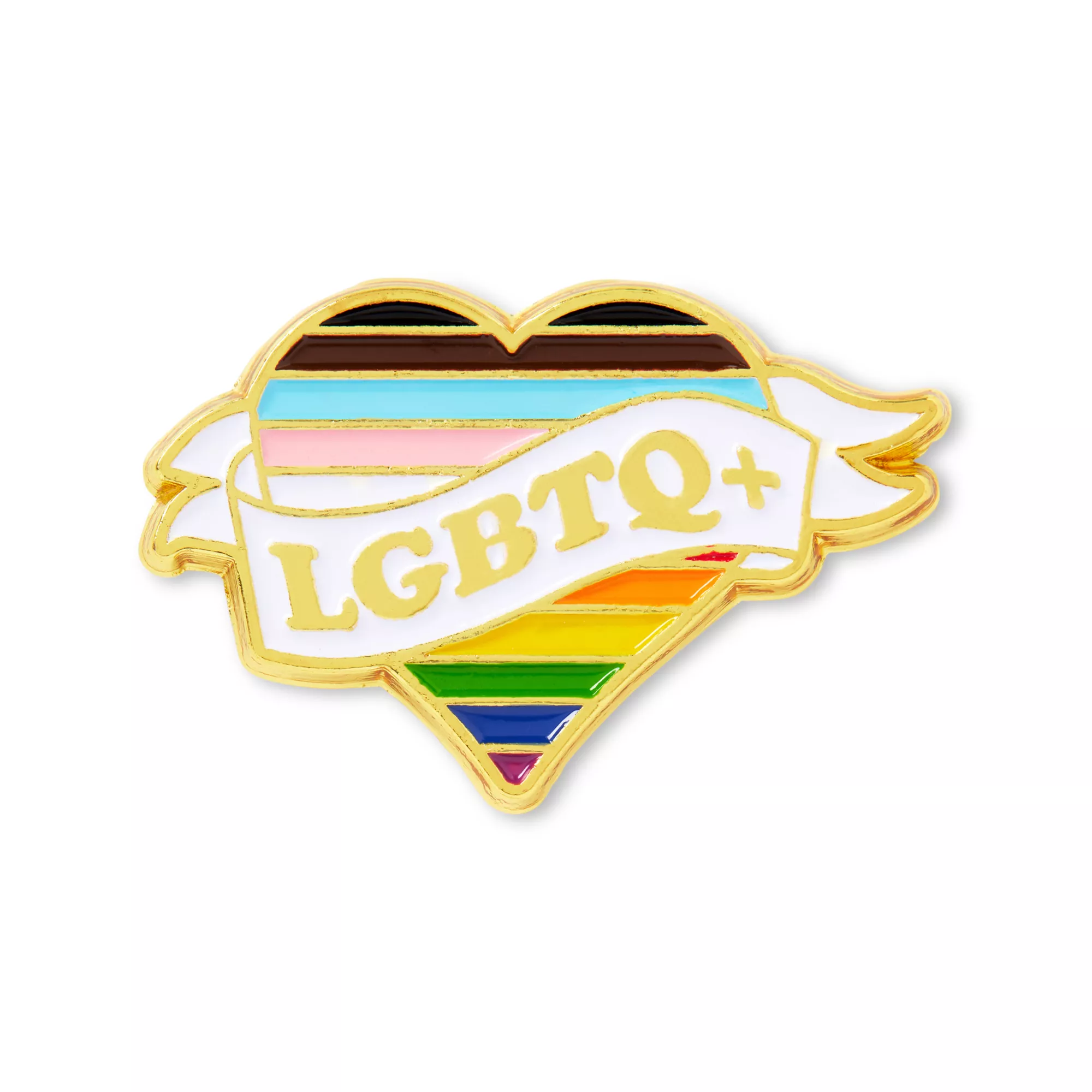 Multi-Pack Progressive Rainbow Pride Flag Pins - 4 Pack at Spencer's