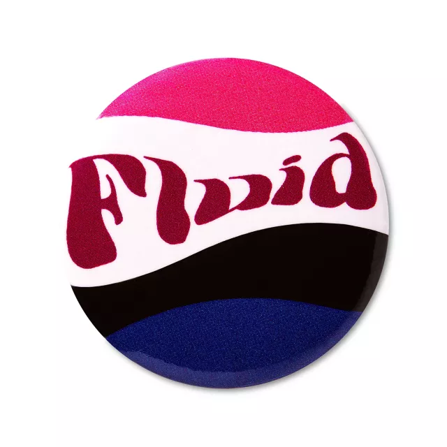 Multi-Pack Genderfluid Pride Buttons - 4 Pack at Spencer's