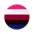 Multi-Pack Genderfluid Pride Buttons - 4 Pack at Spencer's