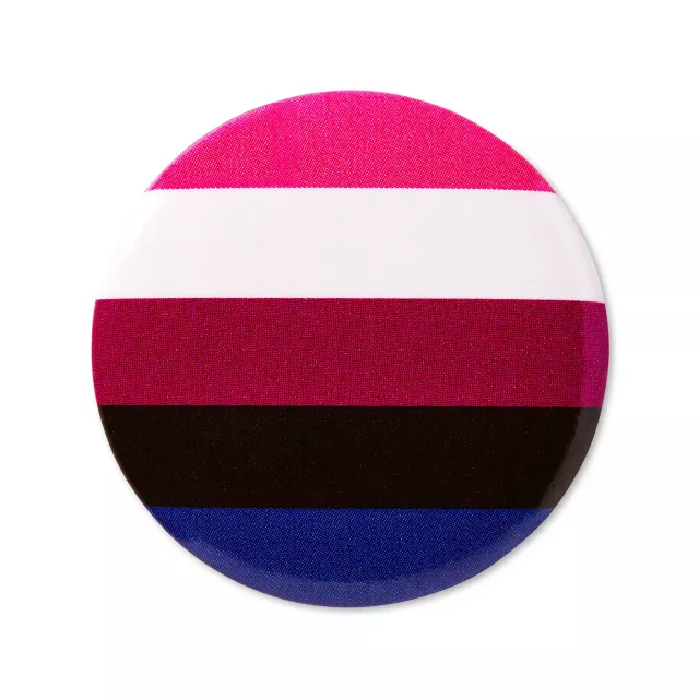 Multi-Pack Genderfluid Pride Buttons - 4 Pack at Spencer's