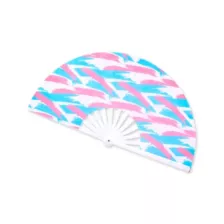 Trans Pride Brush Strokes Fan at Spencer's