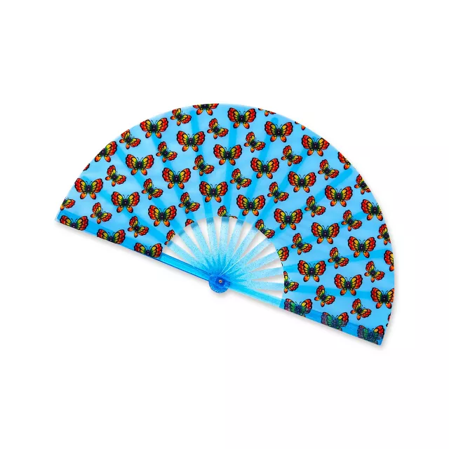 Blue Butterfly Fan at Spencer's