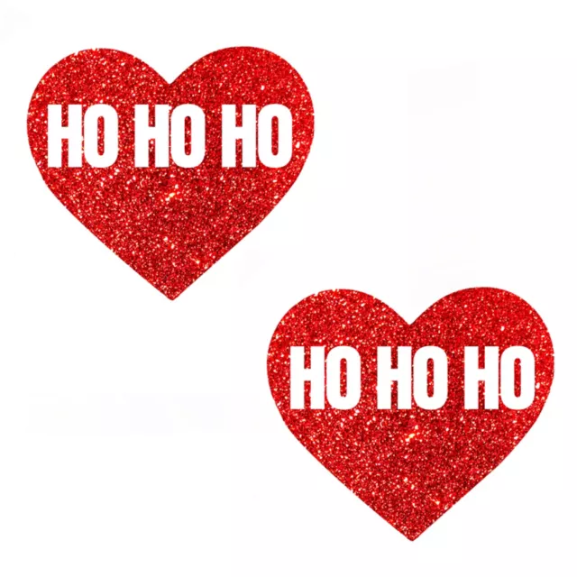Ho Ho Ho Heart Nipple Pasties at Spencer's