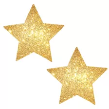 Gold Glitter Star Nipple Pasties at Spencer's