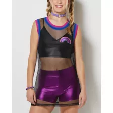 Bisexual Pride Rainbow Mesh Tank Top at Spencer's