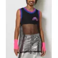 Bisexual Pride Rainbow Mesh Tank Top at Spencer's