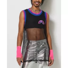 Bisexual Pride Rainbow Mesh Tank Top at Spencer's