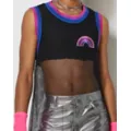 Bisexual Pride Rainbow Mesh Tank Top at Spencer's