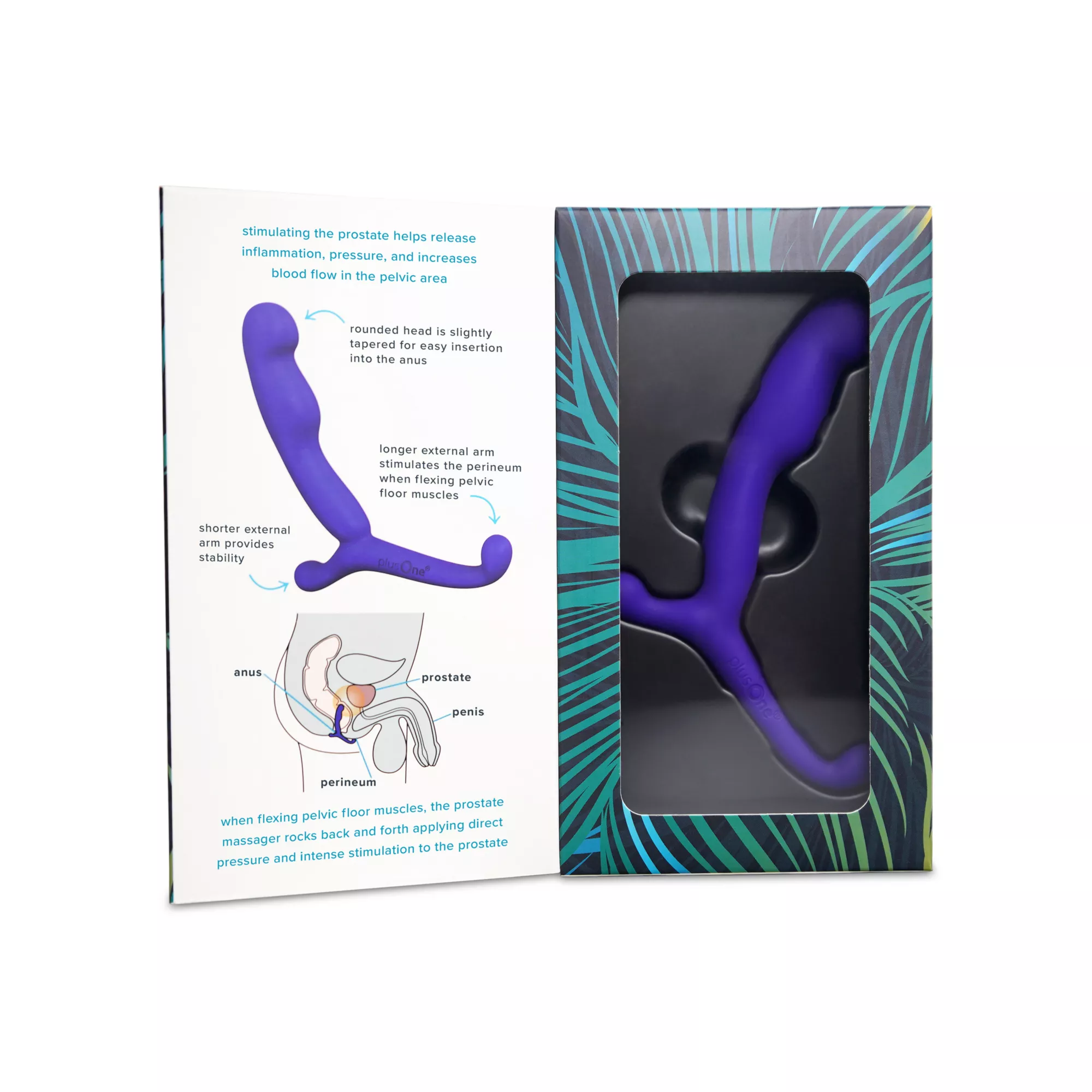 plusOne Prostate Massager at Spencer's