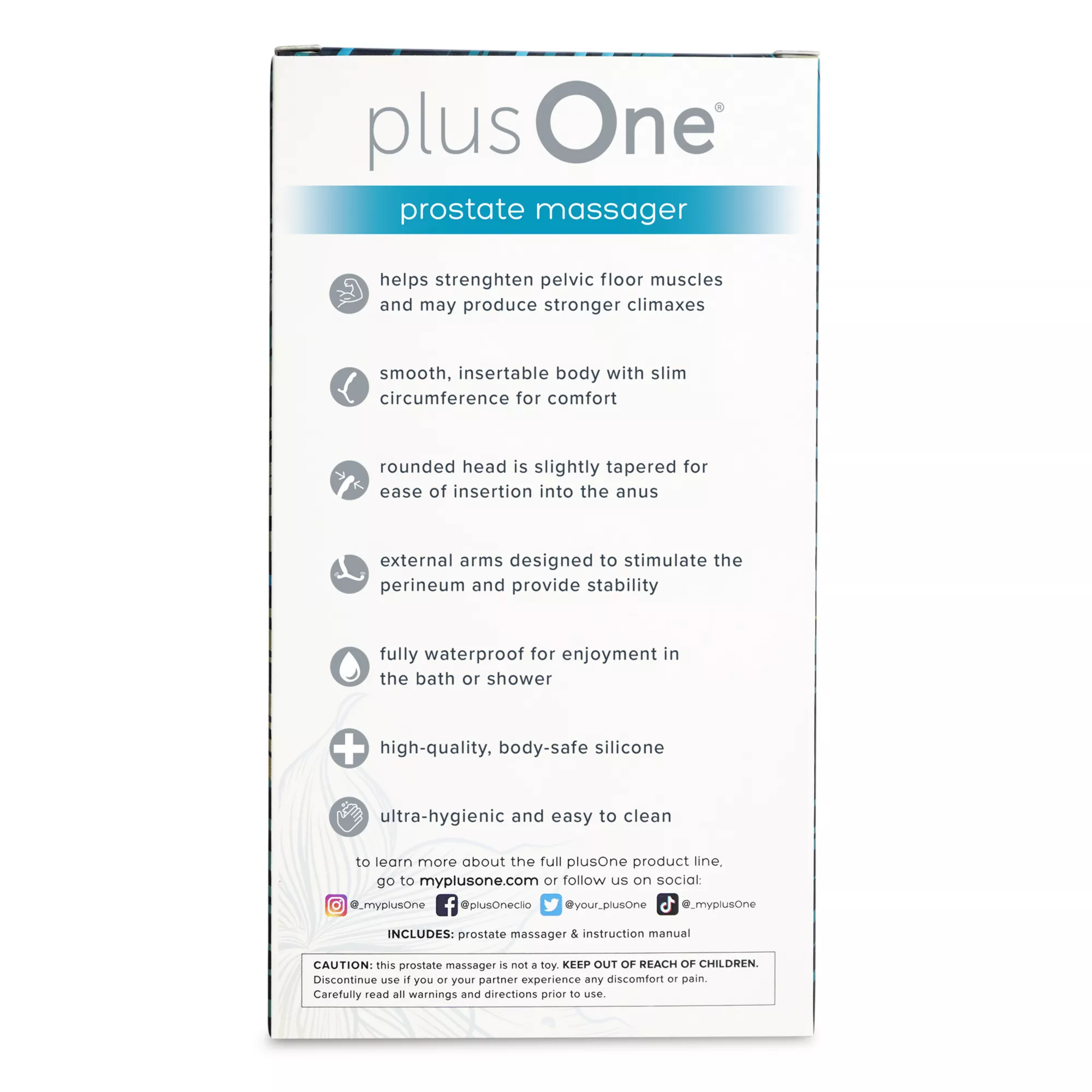 plusOne Prostate Massager at Spencer's