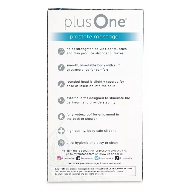 plusOne Prostate Massager at Spencer's