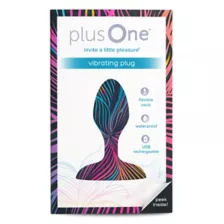 plusOne Vibrating Plug Blue at Spencer's