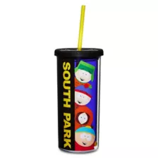 South Park Group Cup with Straw - 20 oz. at Spencer's