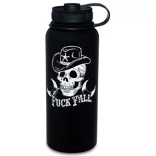 F Yall Skeleton Cowboy Water Bottle - 32 oz. at Spencer's