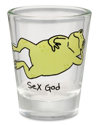 Toad Sex God Shot Glass - 2 oz.