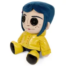 Coraline Button Eyes Plush at Spencer's